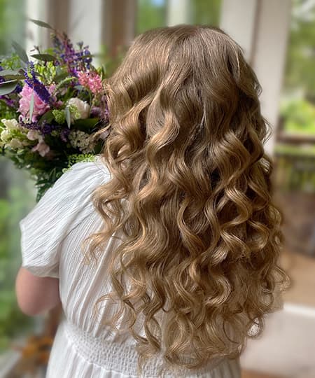 Bridal Hairstyle - Loose and wavy - 1123