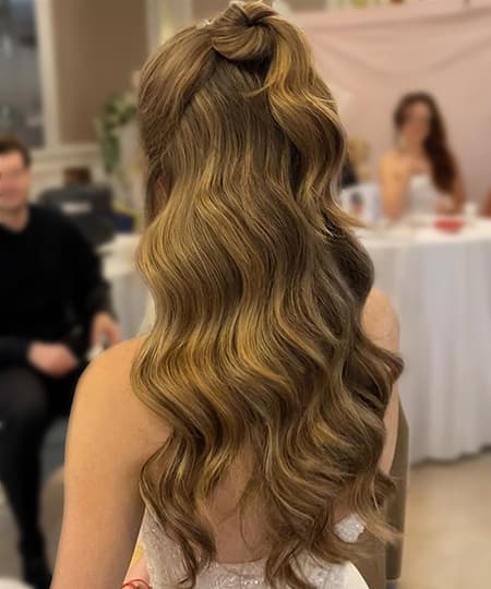 Bridal Hairstyle - Loose waves - 1135
