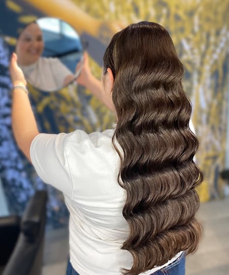Bridal Hairstyle - Hollywood waves - 1139