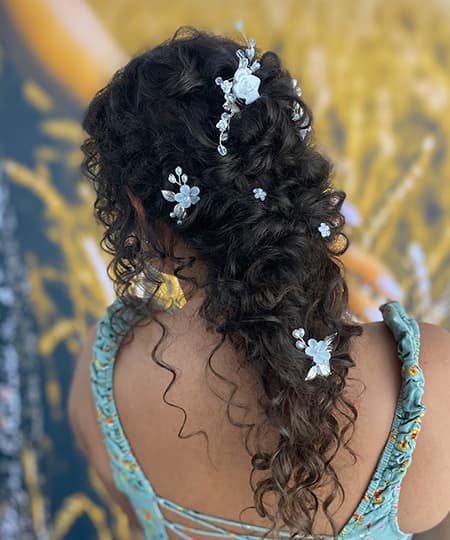 Bridal Hairstyle - Natural curls - 1154