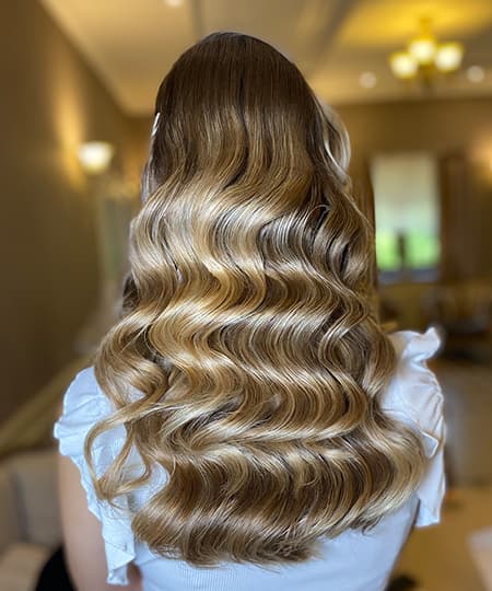 Bridal Hairstyle 1175 - Hollywood waves. Wedding Hairstyles | Bridal Hairstyles by IvyLu.bg