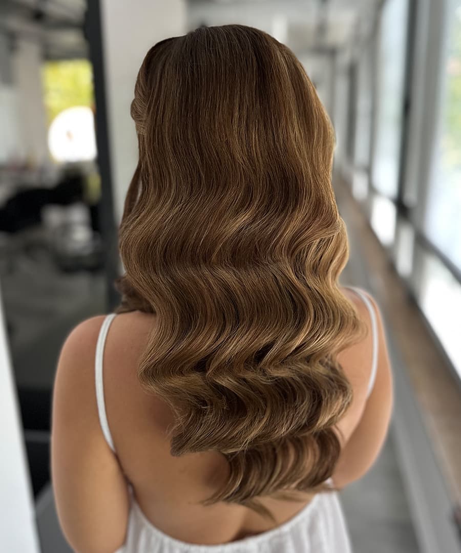 Bridal Hairstyle 1193 - Hollywood waves. Wedding Hairstyles | Bridal Hairstyles by IvyLu.bg