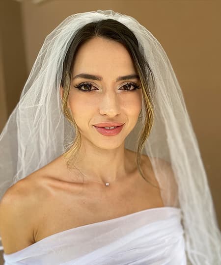 Bridal Makeup - Silver glow - 2120