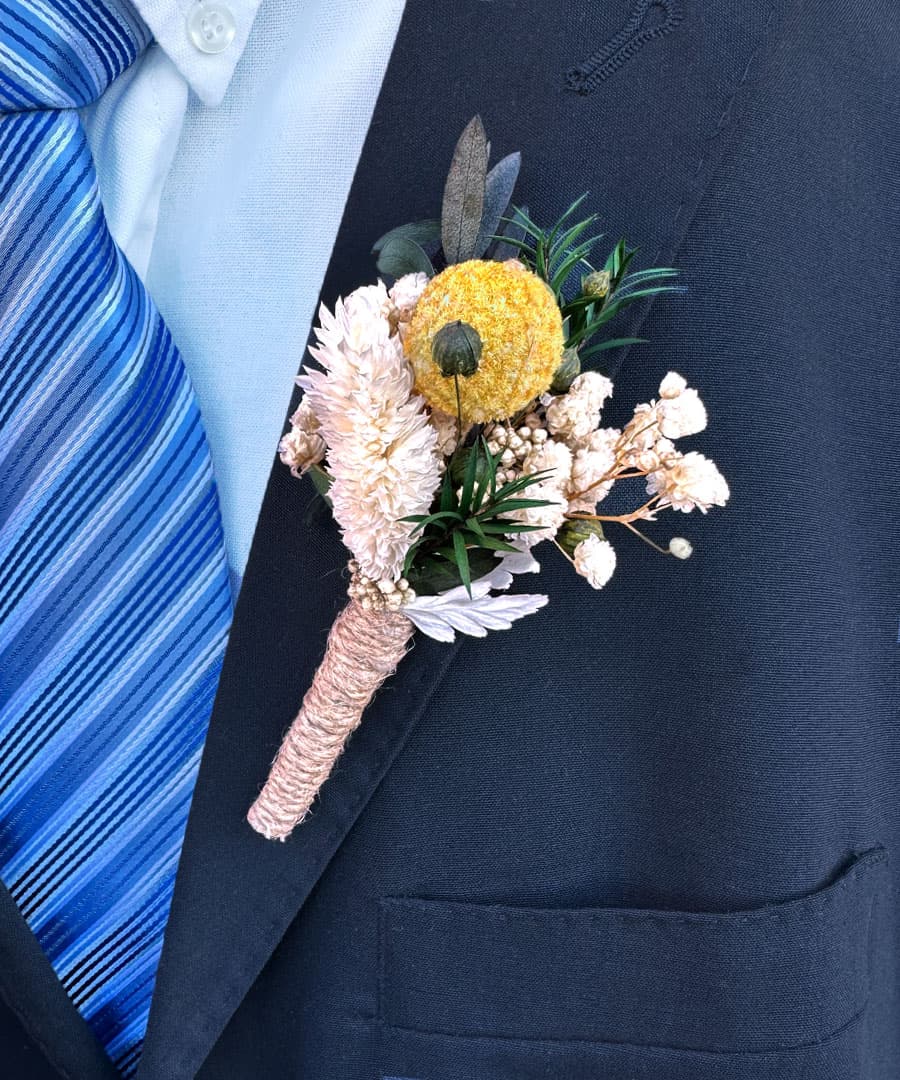Boutonniere - Toscana. Wedding accessory 1106 by IvyLu.bg