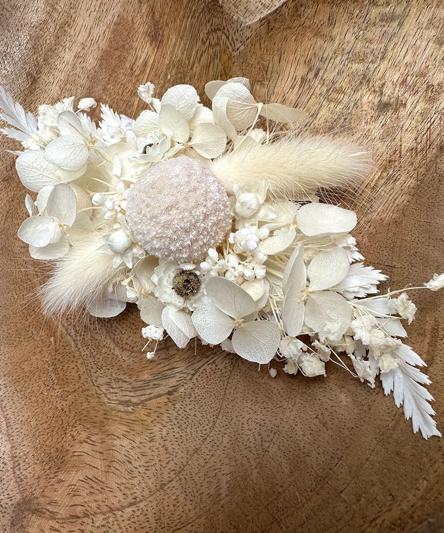 Barrette - Pearl. Wedding accessory 1403 by IvyLu.bg